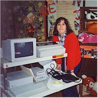 Author with Computer